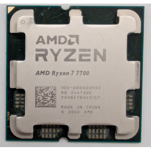 Процессор AMD Ryzen 7 7700 3.8(5.3)GHz 32MB sAM5 Tray (100-000000592) (Восстановлено продавцом, 843107) купить в Украине: Киев, Днепр, Харьков, Одесса  | Проверка совместимости, низкая цена, отзывы, характеристики от TELEMART фото