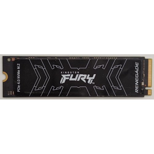 Ssd-диск Kingston FURY Renegade 3D NAND TLC 1TB M.2 (2280 PCI-E) NVMe x4 (SFYRS/1000G) (Відновлено продавцем, 843112) купити в Україні: Київ, Львів, Хмельницький, Тернопіль, Івано-Франківськ | Перевірка сумісності, низька ціна, відгуки, характеристики від TELEMART фото