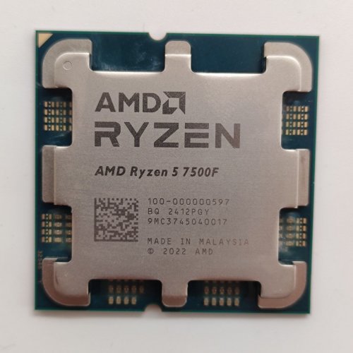 Процессор AMD Ryzen 5 7500F 3.7(5.0)GHz 32MB sAM5 Tray (100-000000597) (Восстановлено продавцом, 843114) купить в Украине: Киев, Днепр, Харьков, Одесса  | Проверка совместимости, низкая цена, отзывы, характеристики от TELEMART фото