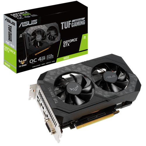Відеокарта Asus TUF GeForce GTX 1650 Gaming OC 4096MB (TUF-GTX1650-O4GD6-P-GAMING) (Відновлено продавцем, 843148) купити в Україні: Київ, Львів, Хмельницький, Тернопіль, Івано-Франківськ | Перевірка сумісності, низька ціна, відгуки, характеристики від TELEMART фото