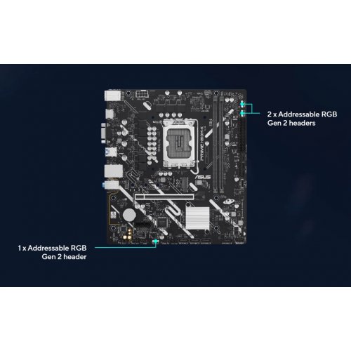 Материнська плата Asus PRIME H810M-K-CSM (s1851, Intel H810) купити в Україні: Київ, Львів, Хмельницький, Тернопіль, Івано-Франківськ | Перевірка сумісності, низька ціна, відгуки, характеристики від TELEMART фото