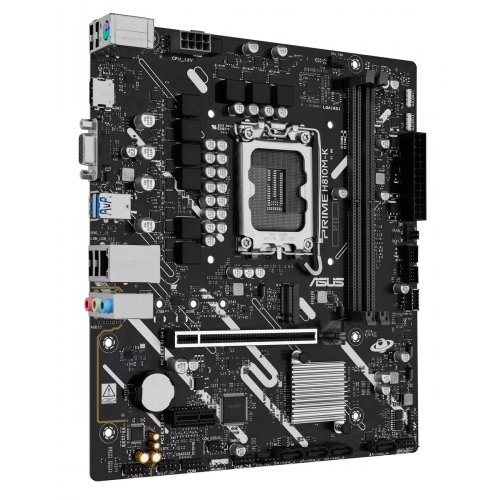 Материнська плата Asus PRIME H810M-K (s1851, Intel H810) купити в Україні: Київ, Львів, Хмельницький, Тернопіль, Івано-Франківськ | Перевірка сумісності, низька ціна, відгуки, характеристики від TELEMART фото