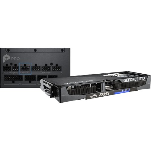 Блок живлення MSI PRO 850W PCIE5 (A850PL) купити в Україні: Київ, Львів, Хмельницький, Тернопіль, Івано-Франківськ | Перевірка сумісності, низька ціна, відгуки, характеристики від TELEMART фото