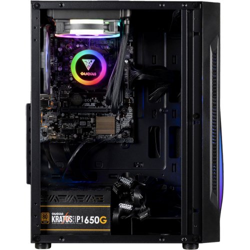 Корпус Gamdias ARGUS E5 Tempered Glass без БП (4712960136472) Black (Восстановлено продавцом, 843175) купить в Украине: Киев, Днепр, Харьков, Одесса  | Проверка совместимости, низкая цена, отзывы, характеристики от TELEMART фото