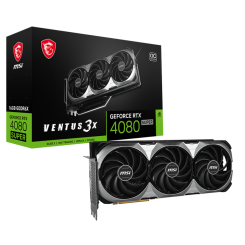 Видеокарта MSI GeForce RTX 4080 SUPER VENTUS 3X OC 16384MB (RTX 4080 SUPER 16G VENTUS 3X OC) (Восстановлено продавцом, 843204)