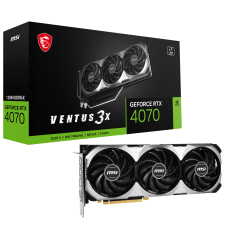 Видеокарта MSI GeForce RTX 4070 VENTUS 3X OC 12288MB (RTX 4070 12GB VENTUS 3X OC) (Восстановлено продавцом, 843224)
