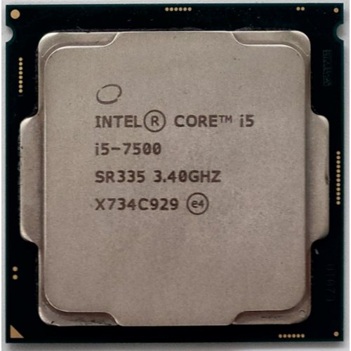 Процесор Intel Core i5-7500 3.4(3.8)GHz 6MB s1151 Tray (CM8067702868012) (Відновлено продавцем, 843231) купити в Україні: Київ, Львів, Хмельницький, Тернопіль, Івано-Франківськ | Перевірка сумісності, низька ціна, відгуки, характеристики від TELEMART фото