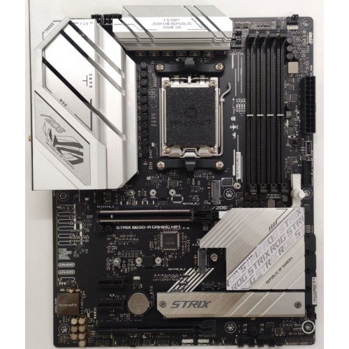 Материнская плата Asus ROG STRIX B650-A GAMING WIFI (sAM5, AMD B650) (Восстановлено продавцом, 843241) купить в Украине: Киев, Днепр, Харьков, Одесса  | Проверка совместимости, низкая цена, отзывы, характеристики от TELEMART фото