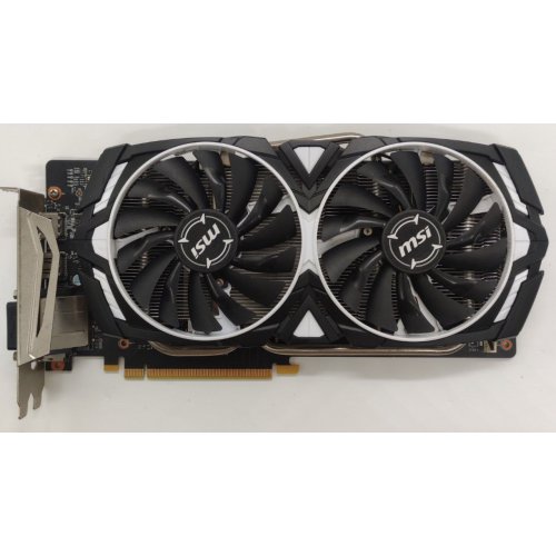 Видеокарта MSI GeForce GTX 1060 Armor OC V1 6144MB (GTX 1060 ARMOR 6G OCV1) (Восстановлено продавцом, 843260) купить в Украине: Киев, Днепр, Харьков, Одесса  | Проверка совместимости, низкая цена, отзывы, характеристики от TELEMART фото