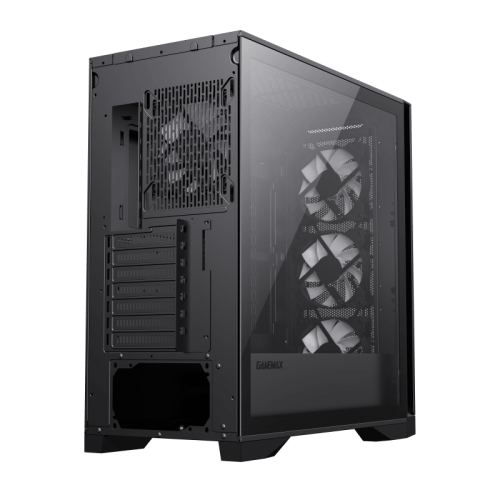 Корпус GAMEMAX Leader TG Tempered Glass без БП Black (Состояние нового, 843262) купить в Украине: Киев, Днепр, Харьков, Одесса  | Проверка совместимости, низкая цена, отзывы, характеристики от TELEMART фото