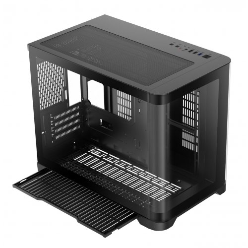 Корпус GAMEMAX Hype-M Tempered Glass без БП Black (Восстановлено продавцом, 843394) купить в Украине: Киев, Днепр, Харьков, Одесса  | Проверка совместимости, низкая цена, отзывы, характеристики от TELEMART фото