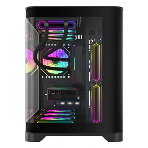 Корпус GAMEMAX Hype-M Tempered Glass без БП Black (Восстановлено продавцом, 843394) купить в Украине: Киев, Днепр, Харьков, Одесса  | Проверка совместимости, низкая цена, отзывы, характеристики от TELEMART фото