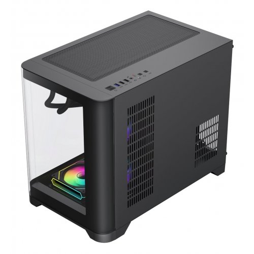 Корпус GAMEMAX Hype-M Tempered Glass без БП Black (Восстановлено продавцом, 843394) купить в Украине: Киев, Днепр, Харьков, Одесса  | Проверка совместимости, низкая цена, отзывы, характеристики от TELEMART фото