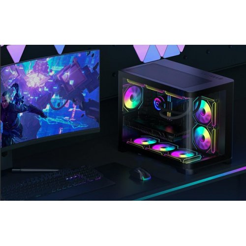 Корпус GAMEMAX Hype-M Tempered Glass без БП Black (Восстановлено продавцом, 843394) купить в Украине: Киев, Днепр, Харьков, Одесса  | Проверка совместимости, низкая цена, отзывы, характеристики от TELEMART фото