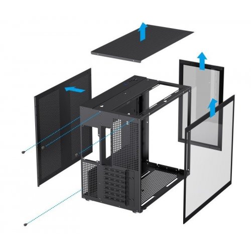 Корпус GAMEMAX Infinity без БП Black (Восстановлено продавцом, 843394) купить в Украине: Киев, Днепр, Харьков, Одесса  | Проверка совместимости, низкая цена, отзывы, характеристики от TELEMART фото