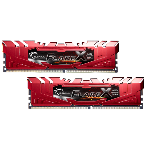 Озп G.Skill DDR4 16GB (2x8GB) 2400Mhz Flare X Red for AMD (F4-2400C15D-16GFXR) (Відновлено продавцем, 843398) купити в Україні: Київ, Львів, Хмельницький, Тернопіль, Івано-Франківськ | Перевірка сумісності, низька ціна, відгуки, характеристики від TELEMART фото