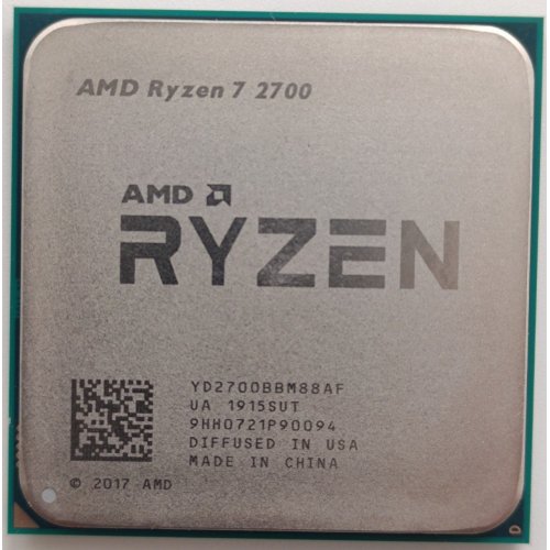 Процессор AMD Ryzen 7 2700 3.2(4.1)GHz 16MB sAM4 Tray (YD2700BBM88AF) (Восстановлено продавцом, 843399) купить в Украине: Киев, Днепр, Харьков, Одесса  | Проверка совместимости, низкая цена, отзывы, характеристики от TELEMART фото
