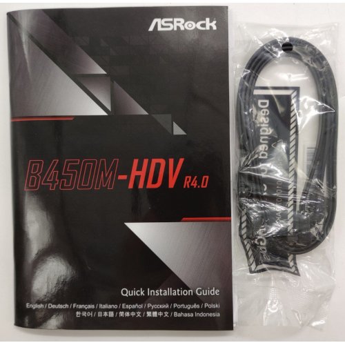 Материнская плата AsRock B450M-HDV R4.0 (sAM4, AMD B450) (Восстановлено продавцом, 843432) купить в Украине: Киев, Днепр, Харьков, Одесса  | Проверка совместимости, низкая цена, отзывы, характеристики от TELEMART фото
