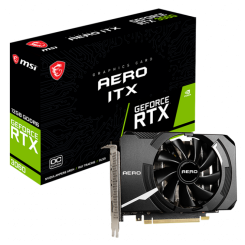 Відеокарта MSI GeForce RTX 3060 AERO ITX OC 12288MB (RTX 3060 AERO ITX 12G OC) (Відновлено продавцем, 843433)