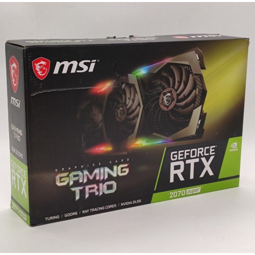 Видеокарта MSI GeForce RTX 2070 SUPER Gaming TRIO 8192MB (RTX 2070 SUPER GAMING TRIO) (Восстановлено продавцом, 843466) купить в Украине: Киев, Днепр, Харьков, Одесса  | Проверка совместимости, низкая цена, отзывы, характеристики от TELEMART фото