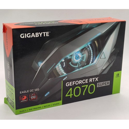 Відеокарта Gigabyte GeForce RTX 4070 SUPER EAGLE 12288MB (GV-N407SEAGLE-12GD) (Відновлено продавцем, 843469) купити в Україні: Київ, Львів, Хмельницький, Тернопіль, Івано-Франківськ | Перевірка сумісності, низька ціна, відгуки, характеристики від TELEMART фото