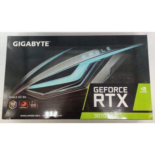 Відеокарта Gigabyte GeForce RTX 3070 EAGLE OC 8192MB (GV-N3070EAGLE OC-8GD) (Відновлено продавцем, 843470) купити в Україні: Київ, Львів, Хмельницький, Тернопіль, Івано-Франківськ | Перевірка сумісності, низька ціна, відгуки, характеристики від TELEMART фото