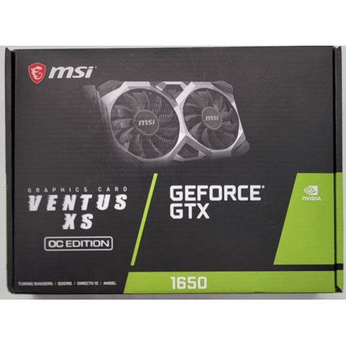 Відеокарта MSI GeForce GTX 1650 SUPER VENTUS XS OC 4096MB (GTX 1650 SUPER VENTUS XS OC) (Відновлено продавцем, 843536) купити в Україні: Київ, Львів, Хмельницький, Тернопіль, Івано-Франківськ | Перевірка сумісності, низька ціна, відгуки, характеристики від TELEMART фото