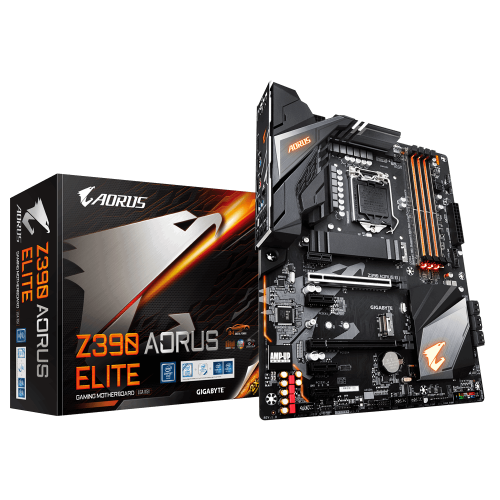 Материнская плата Gigabyte Z390 AORUS ELITE (s1151-v2, Intel Z390) (Восстановлено продавцом, 843636) купить в Украине: Киев, Днепр, Харьков, Одесса  | Проверка совместимости, низкая цена, отзывы, характеристики от TELEMART фото
