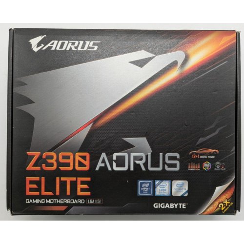 Материнская плата Gigabyte Z390 AORUS ELITE (s1151-v2, Intel Z390) (Восстановлено продавцом, 843636) купить в Украине: Киев, Днепр, Харьков, Одесса  | Проверка совместимости, низкая цена, отзывы, характеристики от TELEMART фото