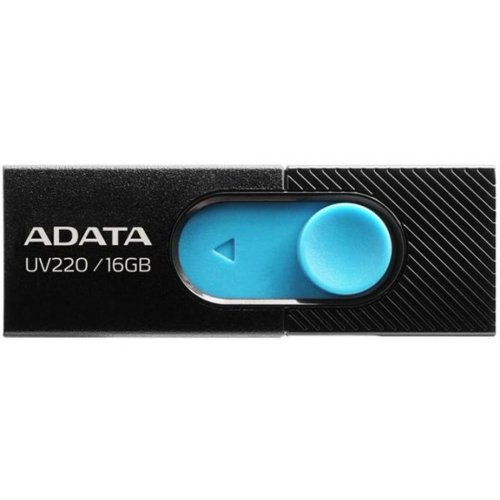 

A-Data UV220 16GB USB 2.0 Black/Blue (AUV220-16G-RBKBL)