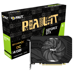 Видеокарта Palit GeForce GTX 1650 SUPER StormX OC 4096MB (NE6165SS18G1-166F) (Восстановлено продавцом, 843645)