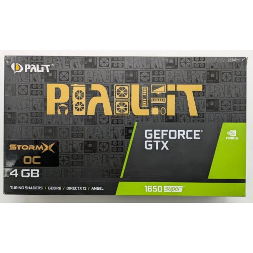 Видеокарта Palit GeForce GTX 1650 SUPER StormX OC 4096MB (NE6165SS18G1-166F) (Восстановлено продавцом, 843645) купить в Украине: Киев, Днепр, Харьков, Одесса  | Проверка совместимости, низкая цена, отзывы, характеристики от TELEMART фото