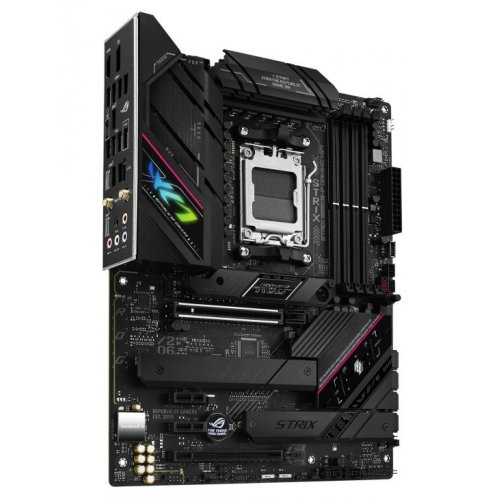 Уцінка материнська плата Asus ROG STRIX B650E-F GAMING WIFI (sAM5, AMD B650) (Розкрита упаковка, 843647) купити в Україні: Київ, Львів, Хмельницький, Тернопіль, Івано-Франківськ | Перевірка сумісності, низька ціна, відгуки, характеристики від TELEMART фото