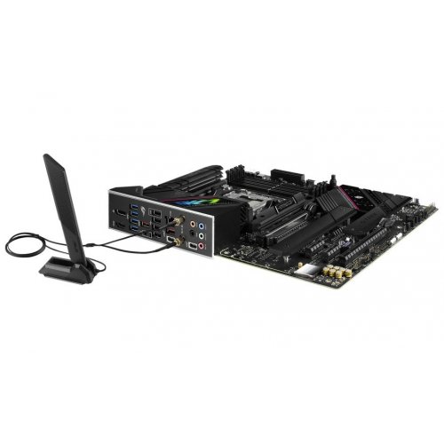 Уцінка материнська плата Asus ROG STRIX B650E-F GAMING WIFI (sAM5, AMD B650) (Розкрита упаковка, 843647) купити в Україні: Київ, Львів, Хмельницький, Тернопіль, Івано-Франківськ | Перевірка сумісності, низька ціна, відгуки, характеристики від TELEMART фото