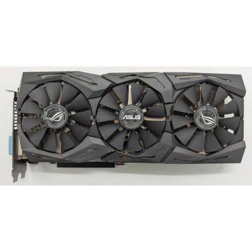 Видеокарта Asus ROG GeForce GTX 1070 TI STRIX 8192MB (STRIX-GTX1070TI-8G-GAMING) (Восстановлено продавцом, 843648) купить в Украине: Киев, Днепр, Харьков, Одесса  | Проверка совместимости, низкая цена, отзывы, характеристики от TELEMART фото
