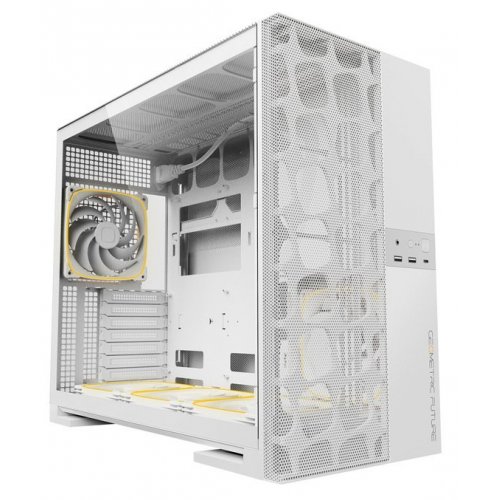 Уцінка корпус Geometric Future Model 5F Mesh без БЖ (GEO-M5VF-W) White (Розкрита упаковка, 843653) купити в Україні: Київ, Львів, Хмельницький, Тернопіль, Івано-Франківськ | Перевірка сумісності, низька ціна, відгуки, характеристики від TELEMART фото