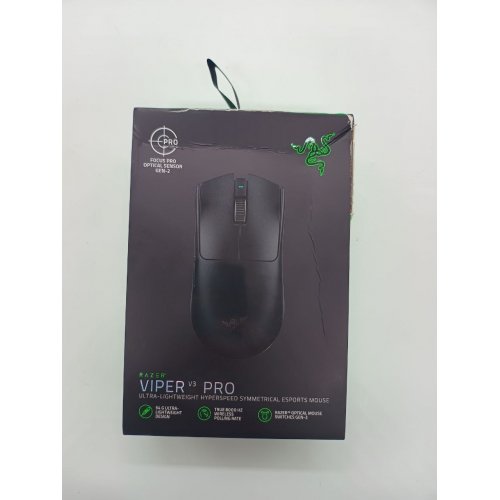 Уценка мышка Razer Viper V3 Pro Wireless (RZ01-05120100-R3G1) Black (Повреждена упаковка, 843657) купить в Украине: Киев, Днепр, Харьков, Одесса  | Низкая цена, отзывы, характеристики от TELEMART фото