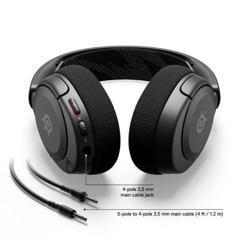 Уценка наушники SteelSeries Arctis Nova 1P (61611) Black (Вскрытая упаковка, 843685) купить в Украине: Киев, Днепр, Харьков, Одесса  | Низкая цена, отзывы, характеристики от TELEMART фото