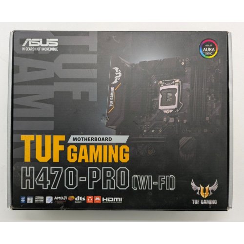 Материнська плата Asus TUF GAMING H470-PRO (WI-FI) (s1200, Intel H470) (Відновлено продавцем, 843696) купити в Україні: Київ, Львів, Хмельницький, Тернопіль, Івано-Франківськ | Перевірка сумісності, низька ціна, відгуки, характеристики від TELEMART фото