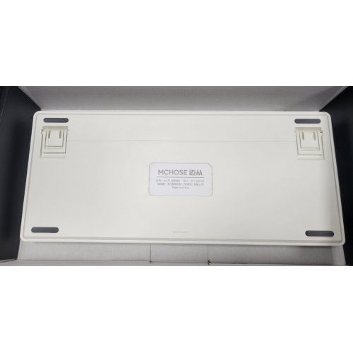 Уценка клавиатура MCHOSE Jet 75 RGB Kailh Magnetic God Switch (MC-JET75-8-UA) White (Следы использования, 843753) купить в Украине: Киев, Днепр, Харьков, Одесса  | Низкая цена, отзывы, характеристики от TELEMART фото