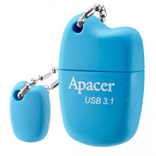 Купить Накопитель Apacer AH159 64GB USB 3.1 Blue (AP64GAH159U-1) - цена в Харькове, Киеве, Днепре, Одессе
в интернет-магазине Telemart фото