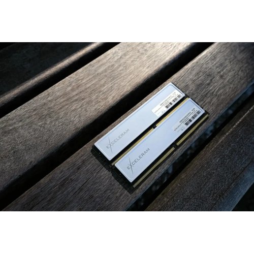 ОЗП Exceleram DDR5 16GB 6000Mhz White Sark (EBW50160604040C) купити в Україні: Київ, Львів, Хмельницький, Тернопіль, Івано-Франківськ | Перевірка сумісності, низька ціна, відгуки, характеристики від TELEMART фото