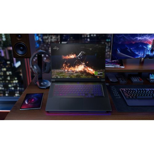 Ноутбук Lenovo Legion 9 18IAX10 (83EY005CRA) Eclipse Black купить в Украине: Киев, Днепр, Харьков, Одесса  | Низкая цена, отзывы, характеристики от TELEMART фото