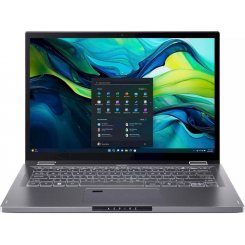 Ноутбук Acer Aspire Spin 14 ASP14-52MTN (NX.J3JEU.001) Steel Gray / 14″ (1920x1200, IPS) / Intel Core Ultra 5 115U (1.5–4.2 ГГц), 8 ядер / Intel Arc / 16 ГБ (LPDDR5x) / 512 ГБ (SSD) / Windows 11 Home