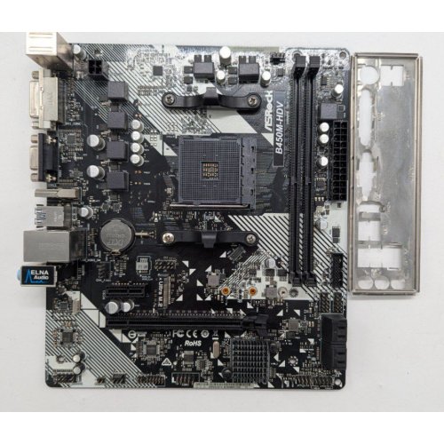 Материнская плата AsRock B450M-HDV R4.0 (sAM4, AMD B450) (Восстановлено продавцом, 844024) купить в Украине: Киев, Днепр, Харьков, Одесса  | Проверка совместимости, низкая цена, отзывы, характеристики от TELEMART фото