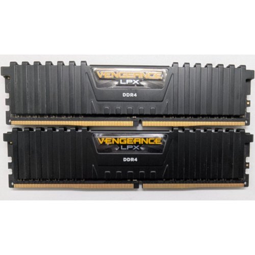 Озп Corsair DDR4 16GB (2x8GB) 3000Mhz Vengeance LPX (CMK16GX4M2B3000C15) Black (Відновлено продавцем, 844034) купити в Україні: Київ, Львів, Хмельницький, Тернопіль, Івано-Франківськ | Перевірка сумісності, низька ціна, відгуки, характеристики від TELEMART фото