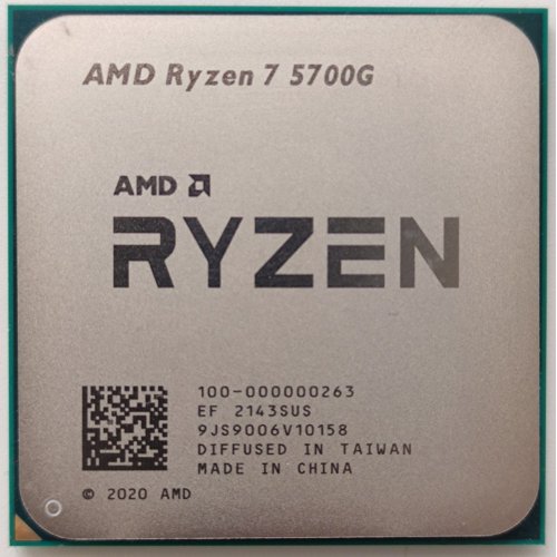 Процессор AMD Ryzen 7 5700G 3.8(4.6)GHz 16MB sAM4 Tray (100-000000263) (Восстановлено продавцом, 844083) купить в Украине: Киев, Днепр, Харьков, Одесса  | Проверка совместимости, низкая цена, отзывы, характеристики от TELEMART фото