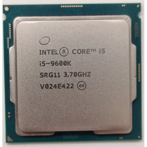 Процессор Intel Core i5-9600K 3.7(4.6)GHz 9MB s1151 Tray (CM8068403874404) (Восстановлено продавцом, 844085) купить в Украине: Киев, Днепр, Харьков, Одесса  | Проверка совместимости, низкая цена, отзывы, характеристики от TELEMART фото