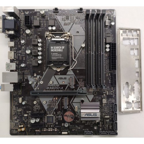 Материнская плата Asus PRIME B360M-A (s1151-V2, Intel B360) (Восстановлено продавцом, 844086) купить в Украине: Киев, Днепр, Харьков, Одесса  | Проверка совместимости, низкая цена, отзывы, характеристики от TELEMART фото