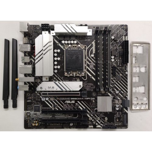 Материнская плата Asus PRIME B660M-A WIFI D4 (s1700, Intel B660) (Восстановлено продавцом, 844096) купить в Украине: Киев, Днепр, Харьков, Одесса  | Проверка совместимости, низкая цена, отзывы, характеристики от TELEMART фото